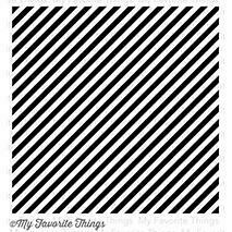 My Favorite Things BOLD DIAGONAL STRIPES BACKGROUND Stamp