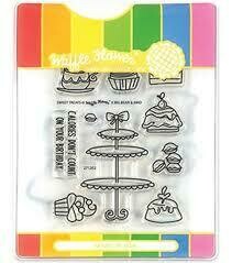 Waffle Flower SWEET TREAT Clear Stamp Set