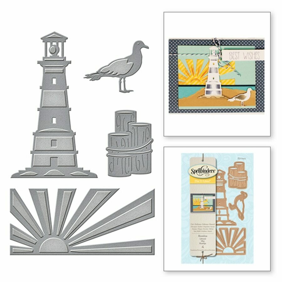 Spellbinders SHORELINE D-Lites
 Die Set