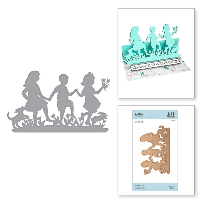 Spellbinders DANCE FOR JOY Shapeabilities Die Set