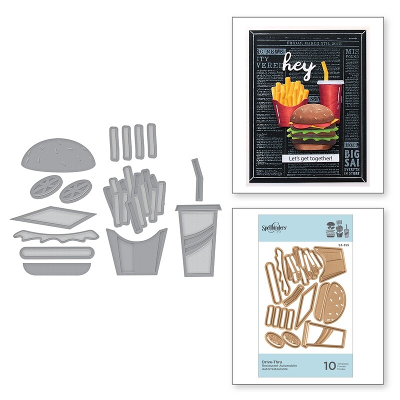 Spellbinders DRIVE-THRU D-Lites
 Die Set