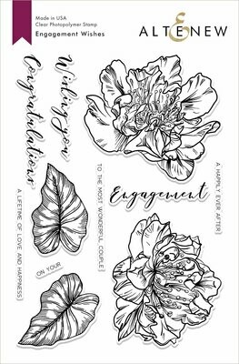 Altenew ENGAGEMENT WISHES Clear Stamp Set