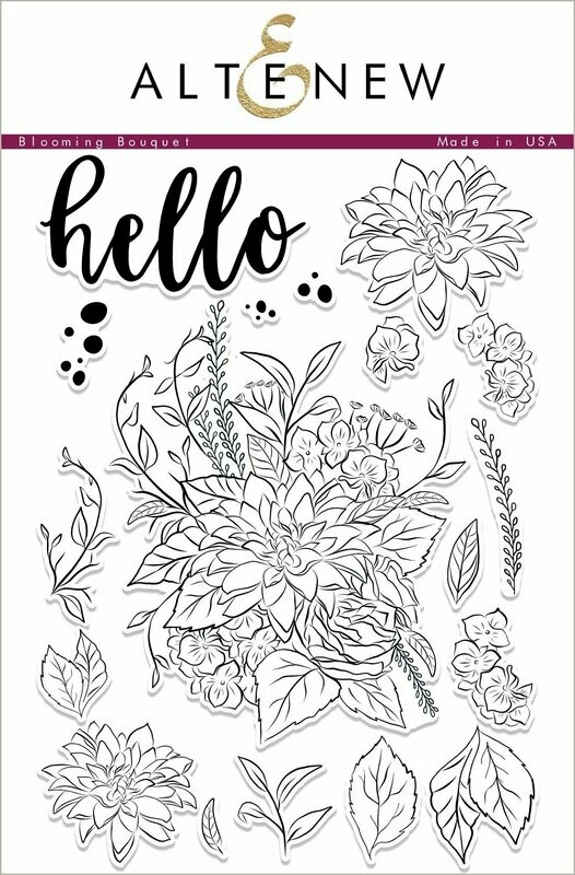 Altenew BLOOMING BOUQUET Clear Stamp Set