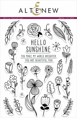 Altenew HELLO SUNSHINE Clear Stamp Set