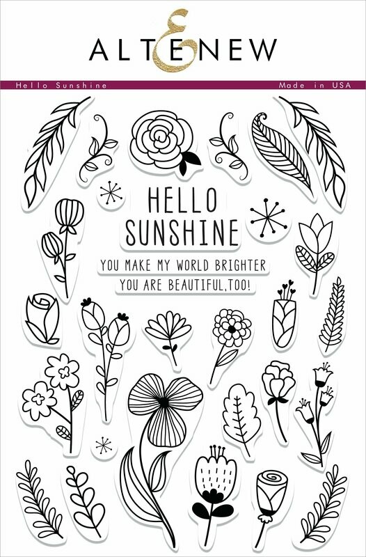 Altenew HELLO SUNSHINE Clear Stamp Set