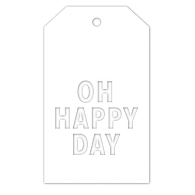 Simon Says Stamp OH HAPPY DAY TAG Die