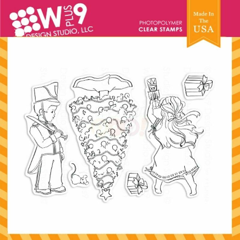 Wplus9 CHRISTMAS NUTCRACKER Clear Stamp Set