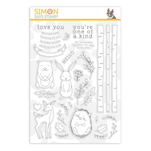 Simon Says Stamp WOODLAND WHIMSY Clear Stamp Set