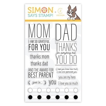 CZ Design PARENTAL PROPS Clear Stamp Set