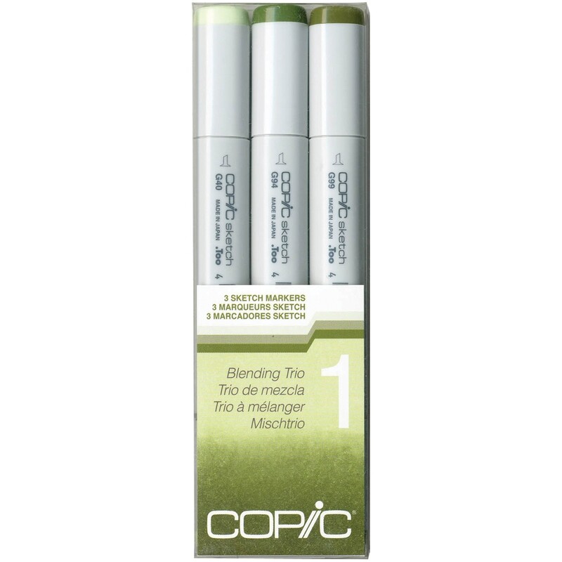 Copic Sketch BLENDING TRIO- Set 1