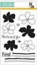 Simon Says Stamp ARTFUL FLOWERS Clear Stamp Set