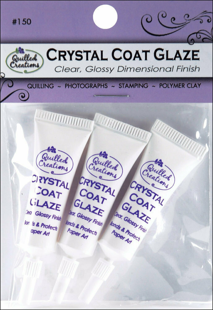 Quilled Creations CRYSTAL COAT GLAZE 3pc/pk