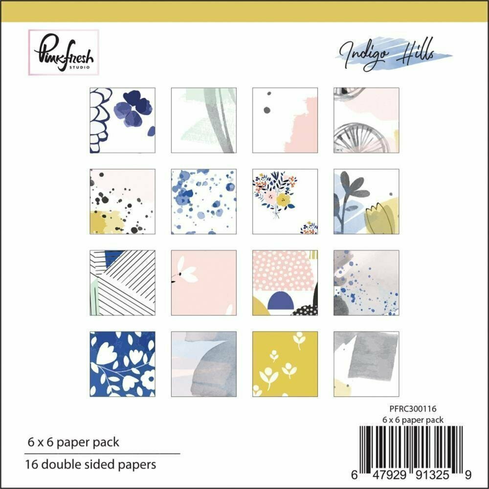 Pinkfresh Studio INDIGO HILLS Paper Pack