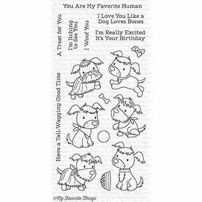 My Favorite Things PUPPY PALS Clear Stamp Set
