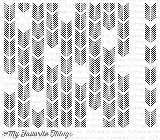 My Favorite Things ARROW ENDS Background Builder Cling Stamp