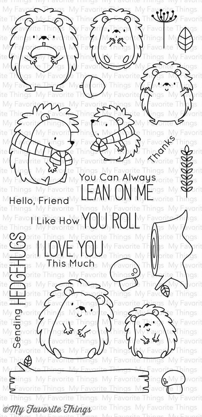 My Favorite Things BB HAPPY HEDGEHOGS Clear Stamp