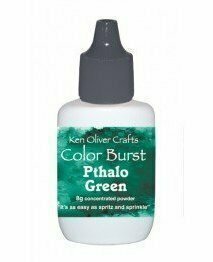 Ken Oliver PTHALO GREEN Color Burst Powder