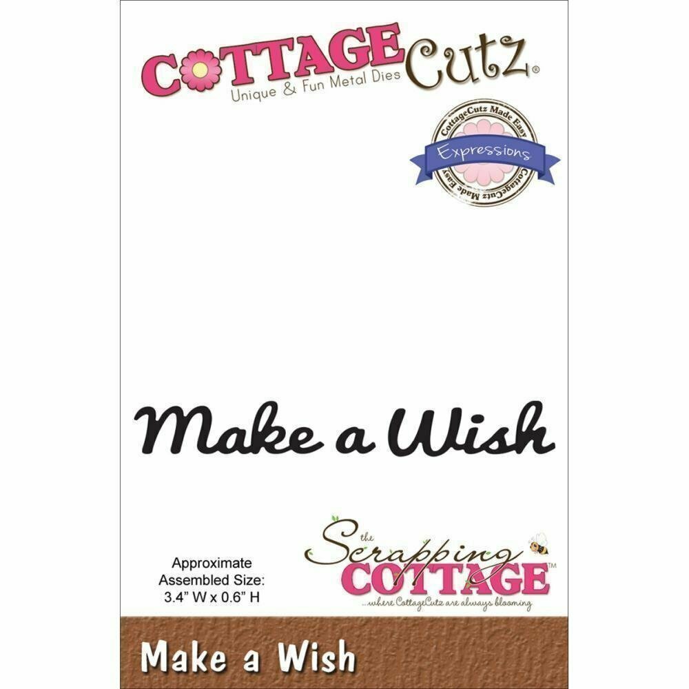 CottageCutz Make A Wish Expression Die