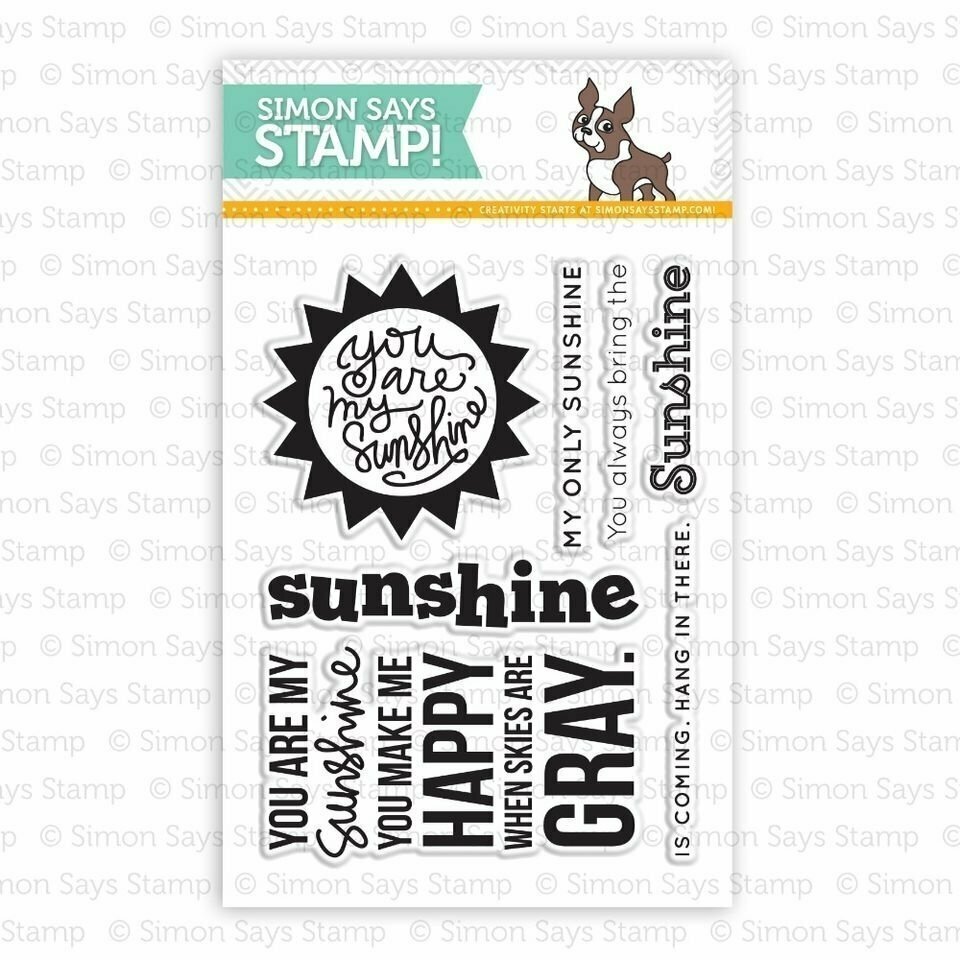 Simon Says Stamp BRING THE SUNSHINE Clear Stamp Set