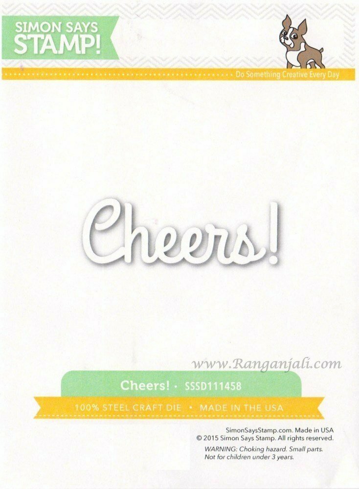 Simon Says Stamp CHEERS Wafer Thin Die