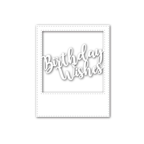 Simon Says Stamp BIRTHDAY WISHES FRAME Wafer Die Set