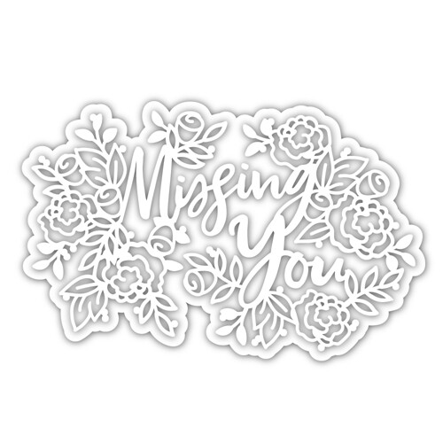 Simon Says Stamp FANCY MISSING YOU Die Set