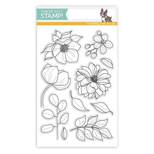 Simon Says Stamp EVEN MORE SPRING FLOWERS Clear Stamp Set