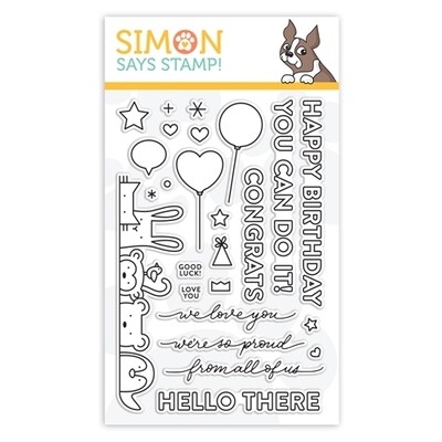Simon Says Stamp CRITTER CROWD Clear Stamp Set