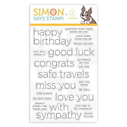CZ Design CLEAN LINE EVERYDAY Clear Stamp Set