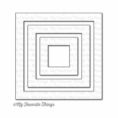 My Favorite Things SQUARE FRAMES Die-namics Die Set