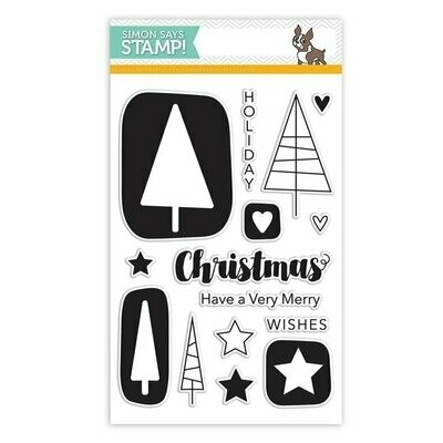 Simon Says Stamp CHRISTMAS GRAPHIC Clear Stamp Set