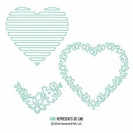 Concord &amp; 9th LAYERS OF LOVE Die Set
