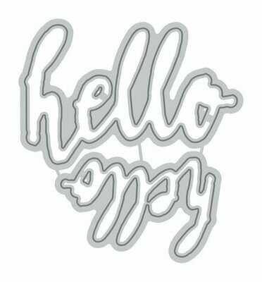 Altenew HALFTONE HELLO Die Set