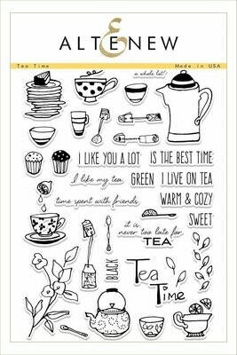Altenew TEA TIME Clear Stamp Set