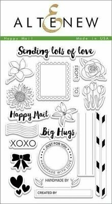 Altenew HAPPY MAIL Clear Stamp Set