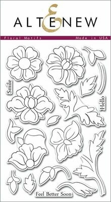 Altenew FLORAL MOTIFS Clear Stamp Set