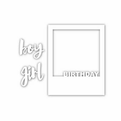 Simon Says Stamp BIRTHDAY FRAME Die Set