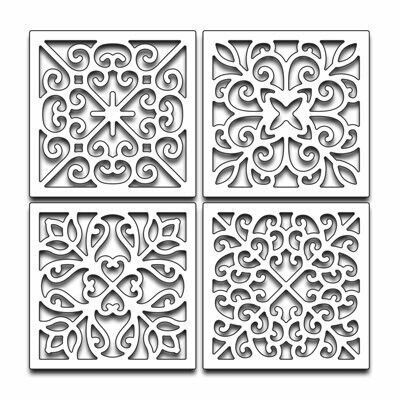 Penny Black SWIRL SQUARES Thin Metal Creative Dies