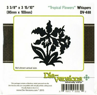 Die-Versions TROPICAL FLOWERS Whispers Die