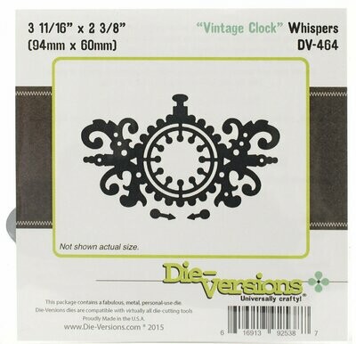Die-Versions VICTORIAN CLOCK Whispers Die