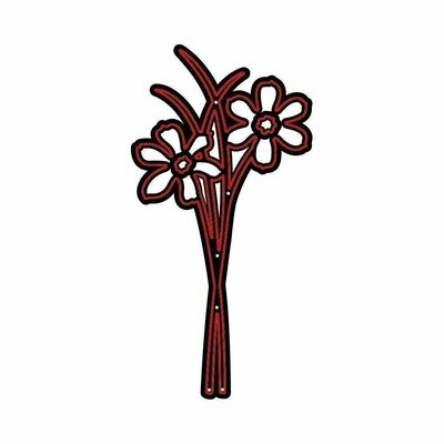 Darice DAISY WITH STEMS Embossing Essentials Die