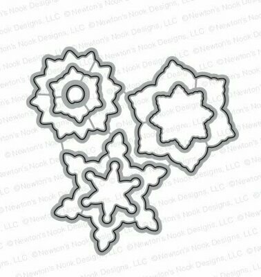Newton&#39;s Nook BEAUTIFUL BLIZZARD Die Set