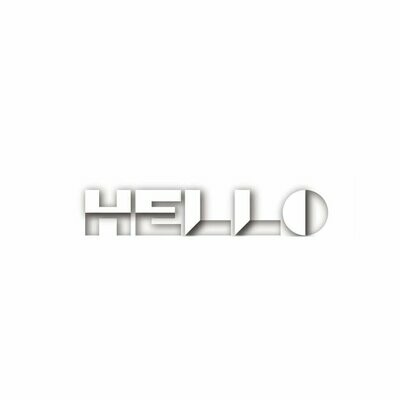 Simon Says Stamp FLIP OVER HELLO Wafer Die