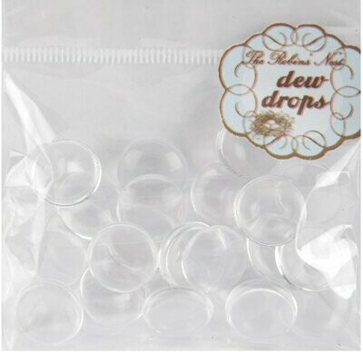 Robins Nest LARGE DEW DROPS Clear Embellishment