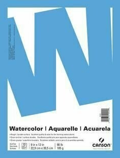 Canson 9&quot; x 12&quot; Watercolor Art Paper Pad 185gsm