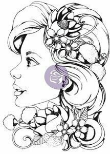 Prima Marketing SOPHIE Bloom Cling Stamp