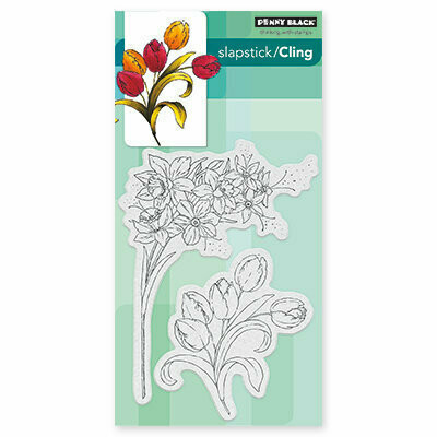 Penny Black FLOWER GALA Cling Stamp