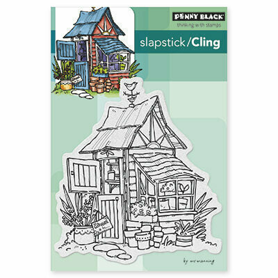 Penny Black POTTER&#39;S SHED Cling Stamp