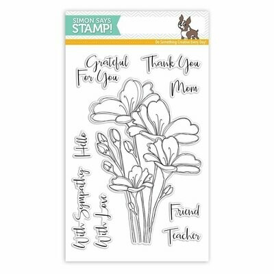 Simon Says Stamp BOUQUET OF THANKS Clear Stamp Set