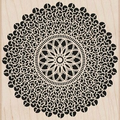 Hero Arts STARBURST LACE Wood Mounted Rubber Stamp